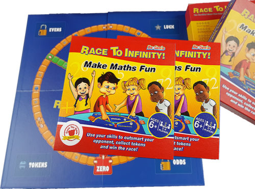 Race To Infinity™ Fun Board Game With Dice Pack Of 3